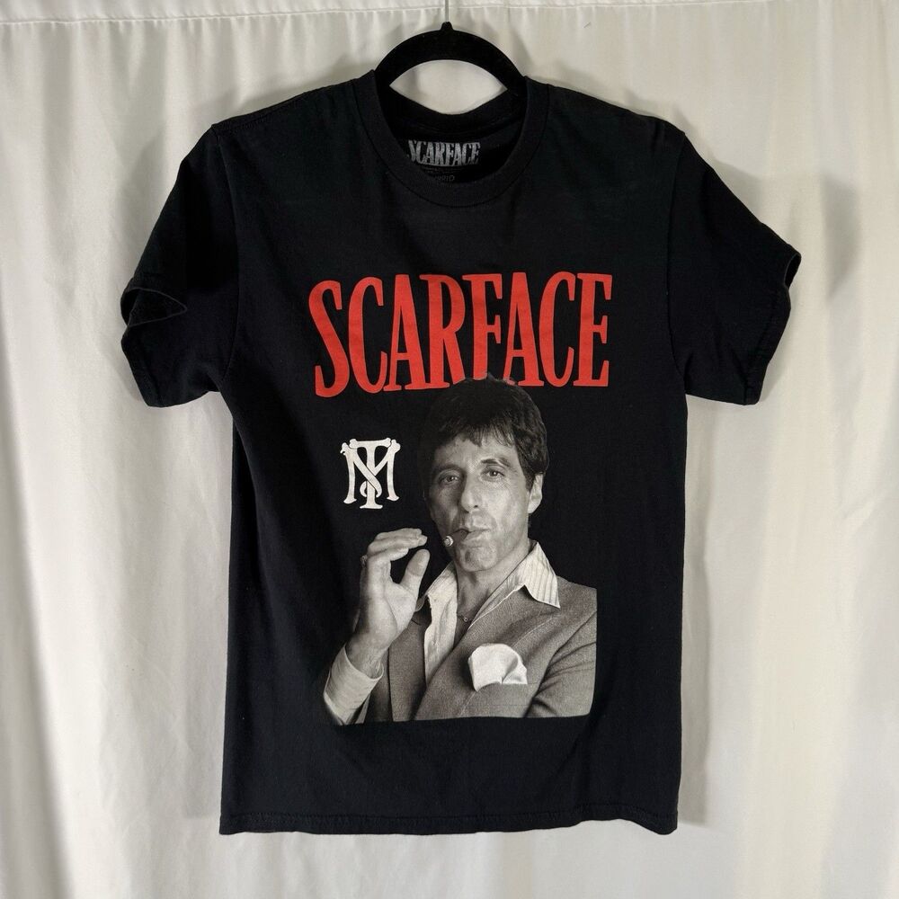Scarface T-Shirt Women's Small Black Short Sleeve Crewneck Graphic Print